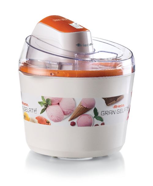 Ariete Gran Gelato Ijsmaker 12 W Wit en Oranje