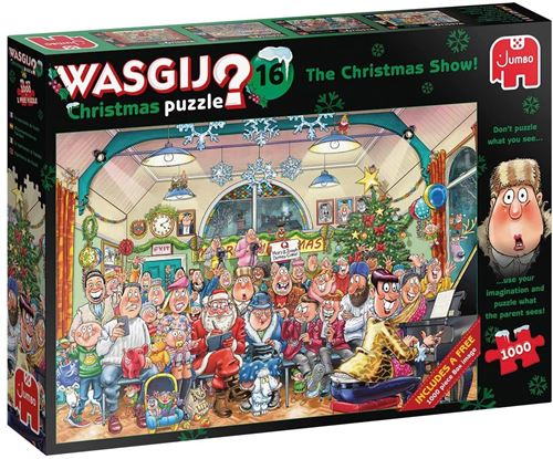 Puzzle 2 x 1000 pièces Diset Wasgij Christmas 16