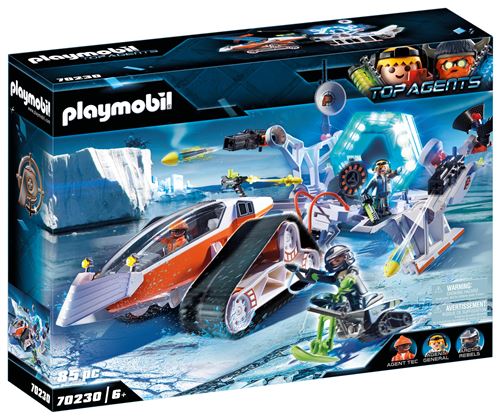 Playmobil Top Agents 70230 Véhicule De Commande De La Spy Team