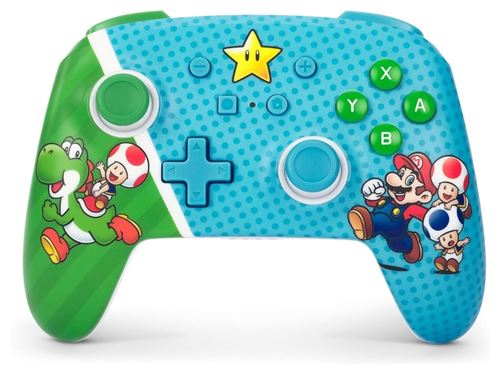 Manette sans fil PowerA Mario Super Star Friends pour Nintendo Switch