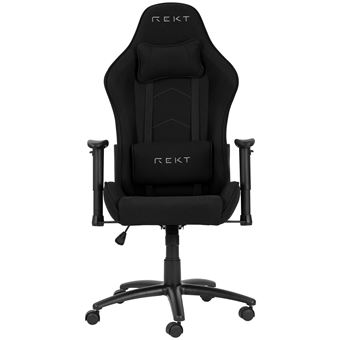 Fauteuil Gaming REKT BG1-S Noir Logo Blanc