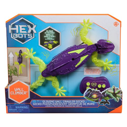Véhicule radiocommandé Spin Master Gecko Glow in the Dark Hex Bots