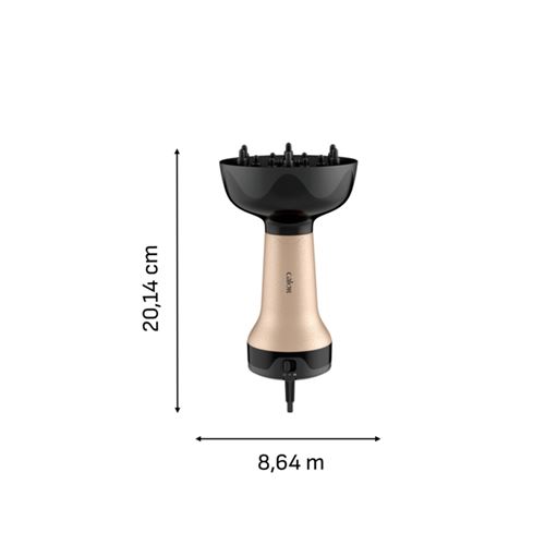 CALOR Haartrockner Diffusor Schwarz – Passend Für Modell CS-00135659, Für Schonendes Föhnen & Volumen