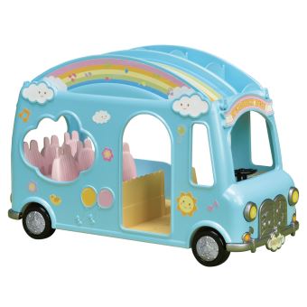 Playset Sylvanian Families Le bus arc-en-ciel des bébés