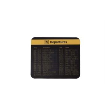 Tapis de souris Itotal Departures Noir et Orange