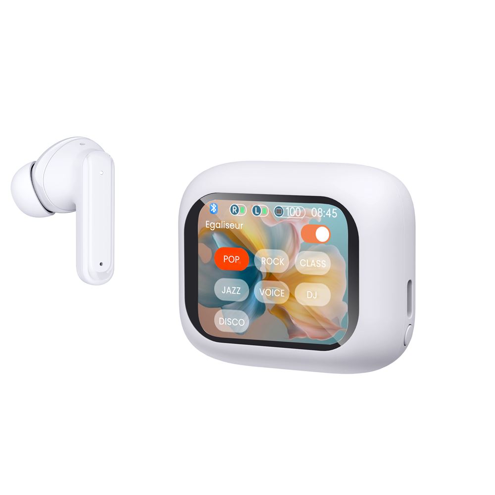 Écouteurs Bluetooth A9 Pro – Tactiles, Réduction De Bruit Et Son Cristallin