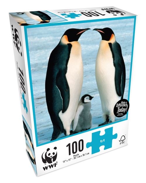 Puzzle 100 pièces Bébé Pingouin WWF