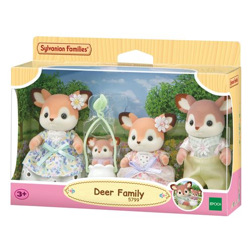 Personnage articulé Sylvanian Families La familia Biche animaux - vue 3
