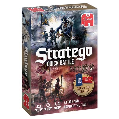 Jumbo Multicolore Jeu De Société Stratego Quick Battle