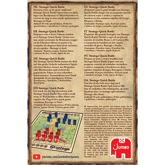 Jeu de société Jumbo Stratego Quick Battle