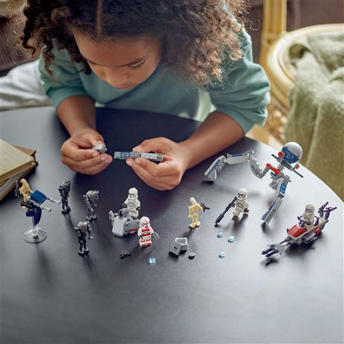 Pack de combat des clones Troopers et Droïdes de combat Lego Star Wars 75372  - La Grande Récré