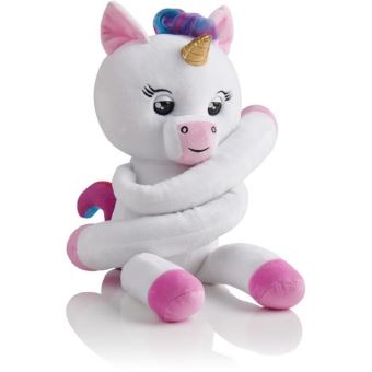 Peluche interactive Evolution Fingerlings Hugs Licorn Blanche Gigi