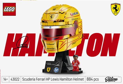 Scuderia Ferrari HP Casque de Lewis Hamilton - vue 2
