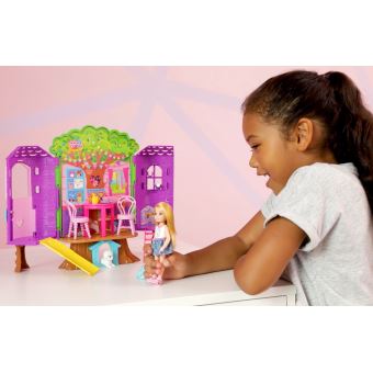 Playset Barbie Chelsea Cabane dans les arbres Poupée fnac Belgique