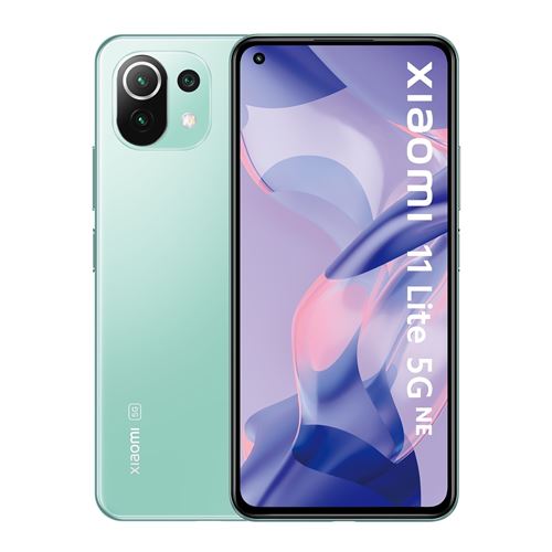 Smartphone Xiaomi 11 Lite 6,55" 5G 128 Go Double SIM Vert Nouvelle Edition