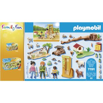 Playmobil Family Fun 71191 Ferme pédagogique