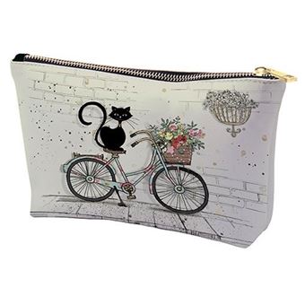 Pochette trapèze Kiub Bug Art Chat Vélo