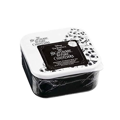 NIGHTMARE BEFORE CHRISTMAS:SET DE 3 BOITES DE RANGEMENT