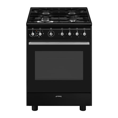Cuisinière Mixte Smeg Cx61Gmbl 3000 W Noir