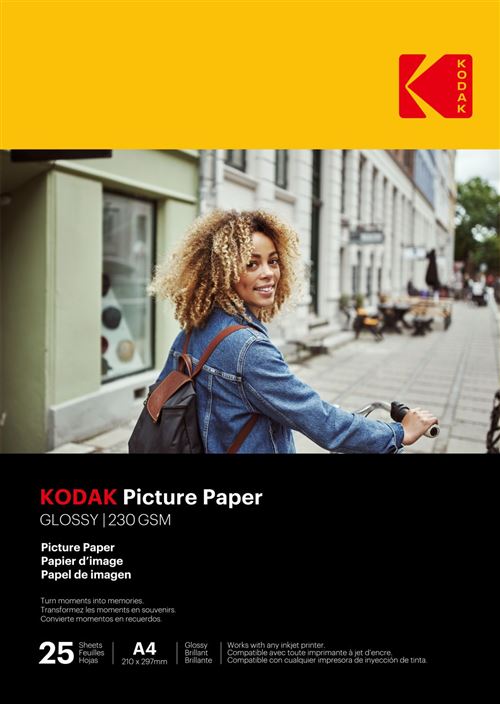 Kodak Papier Photo A4 25 Feuilles - vue 2