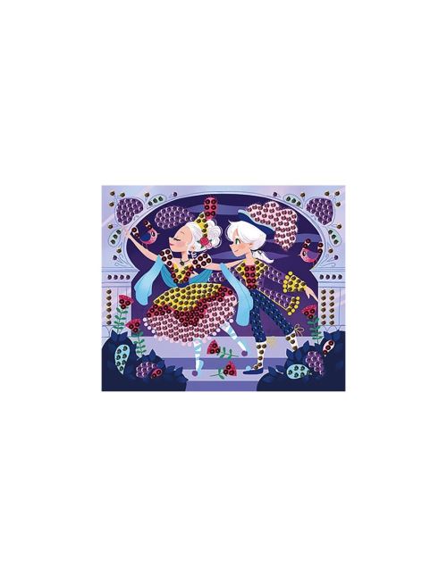 Set Créatif Sequins à Clouter Danseuses - 2 Tableaux à Décorer Pour Enfants Dès 7 Ans
