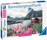 Puzzle 1000 pièces Ravensburger Reine Lofoten Norvège