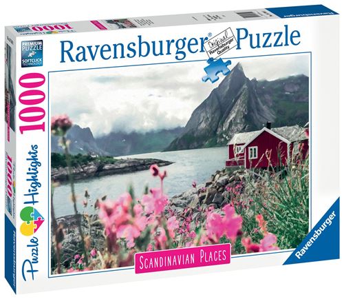 Puzzle 1000 pièces Ravensburger Reine Lofoten Norvège