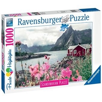 Puzzle 1000 pièces Ravensburger Reine Lofoten Norvège