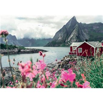 Puzzle 1000 pièces Ravensburger Reine Lofoten Norvège