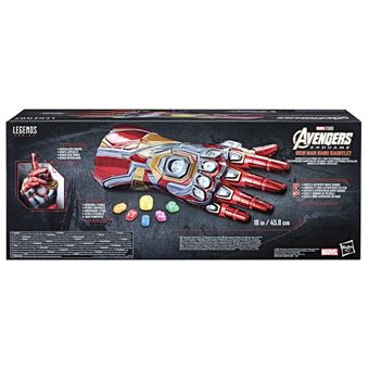 Figurine Marvel Legends Series Avengers gant électronique articulé Iron Man Nano Gauntlet