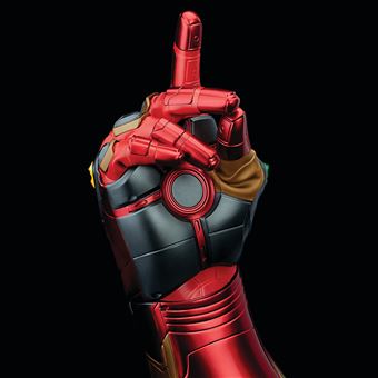 Figurine Marvel Legends Series Avengers gant électronique articulé Iron Man Nano Gauntlet