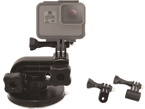 Fixation ventouse Movin'CAM Noir pour tous modèles GO PRO - Accessoire  caméra