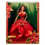 Poupée Barbie Signature Barbie Joyeux Noël Châtain Rouge