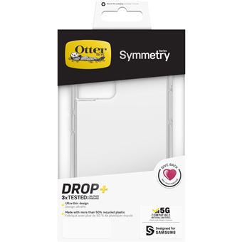 Coque renforcée OtterBox Symmetry Clear pour Samsung Galaxy S22+ Transparent