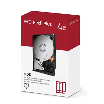 Disque dur interne Western Digital WD Red Plus Desktop 4 To