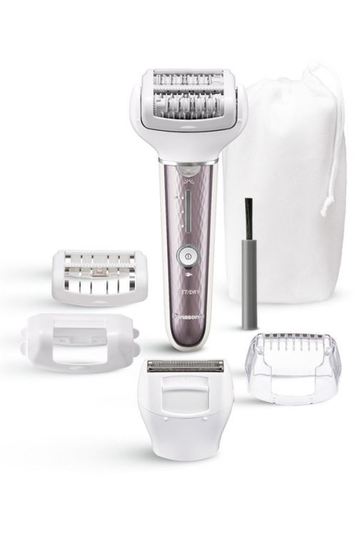 Epilateur électrique Panasonic Melvita ES-EL7A-S503 Blanc et Rose
