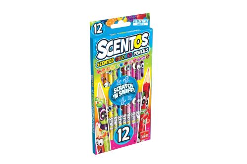 Kit de 12 crayons Scentos Scratch’n Sniff Goliath