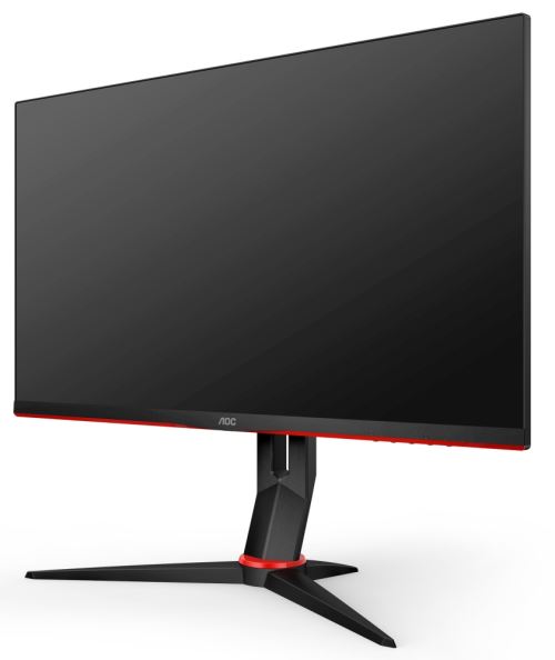 AOC Écran gamer 27G2U/BK 80 cm (27 pouces) (FHD, HDMI, DisplayPort,  FreeSync, temps de réponse de 1 ms, 144 Hz, 1920x1080) noir/rouge