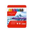 Boîte métal de 10 pastels à la cire aquarellable Caran d'Ache Neocolor 2