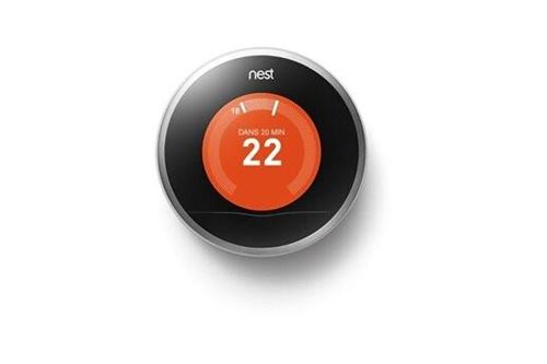 Thermostat connecté Nest Learning 3ème Génération Gris État correct - Nest reconditionné disponible sur Fnac