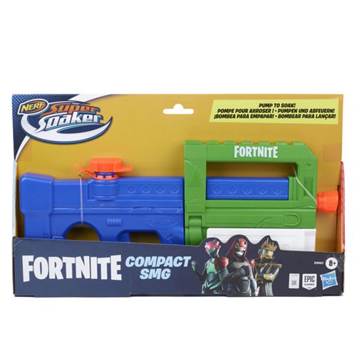 Pistolet à eau Super Soaker Nerf Fortnite Compact SMG 42 cm