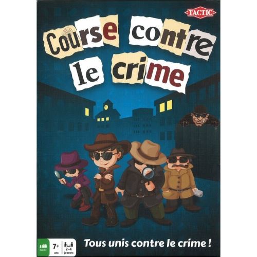 Jeu de soci&eacute;t&eacute; course contre le crime