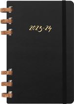 Agenda scolaire Moleskine 2023-2024 12 mois Spirales Académique Noir