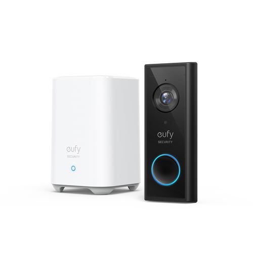 Caméra de surveillance connectée Eufy extérieure Noir