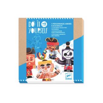 Kit créatif Djeco Personnages animés à l'abordage