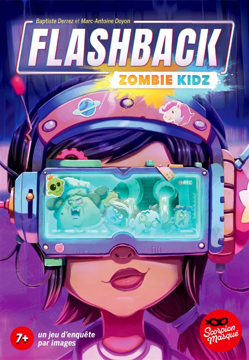 Boite de Jeu de stratégie Scorpion masqué Flashback Zombie Kidz