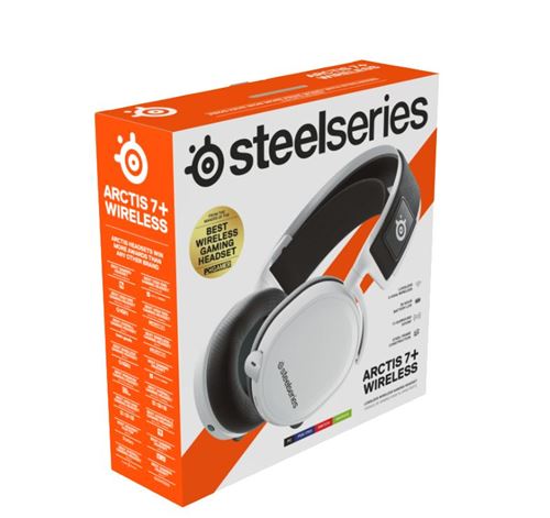 Casque PC Gaming Sans Fil Steelseries Arctis 7+ Blanc