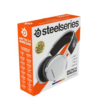 Casque PC gaming sans fil SteelSeries Arctis 7+ Blanc - 1