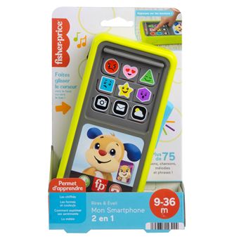 Jeu d'éveil Fisher Price Mon Smartphone 2 en 1
