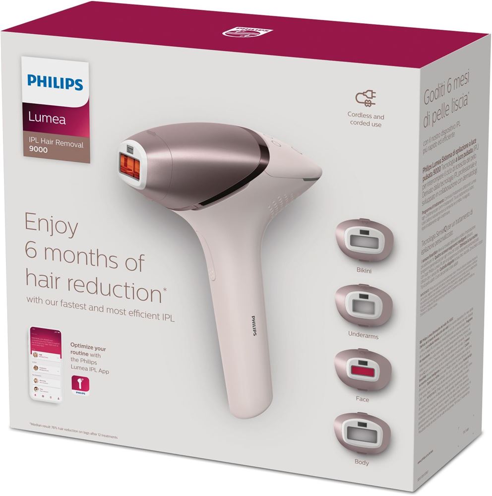 Philips Lumea Advanced IPL Appareil D'epilation Definitive Visage et Corp –  BRI923/00